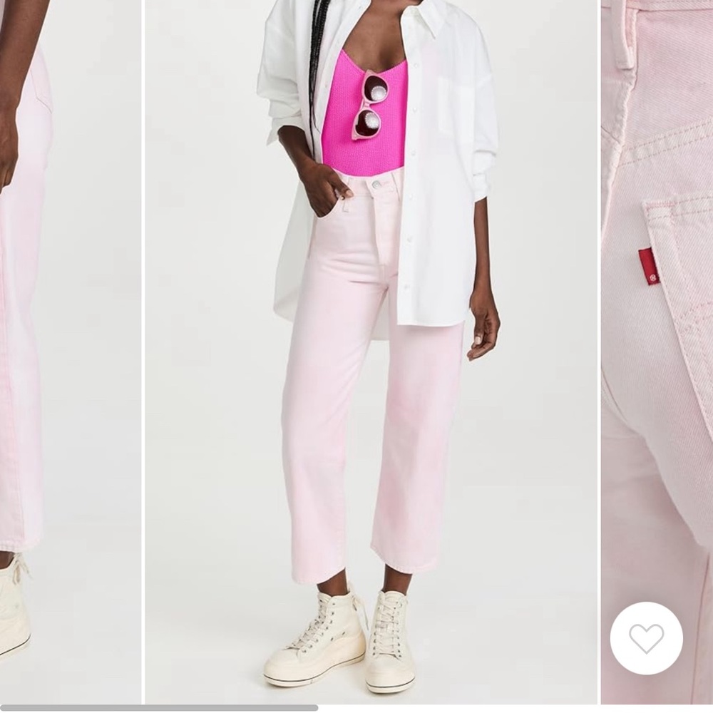 Levi’s ribcage straight jeans.